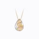 Golden Cove Diamond Pendant