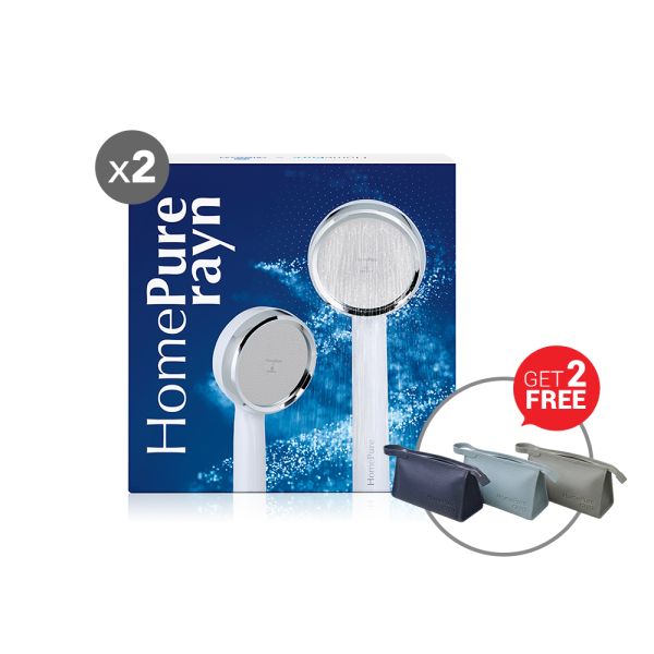 HomePure Rayn Showerhead Duo set + Freebies